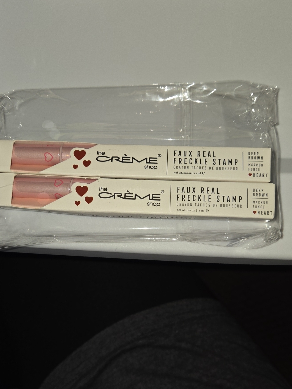2 Of the Crème Shop Faux Real Freckle Stamp - Deep Brown